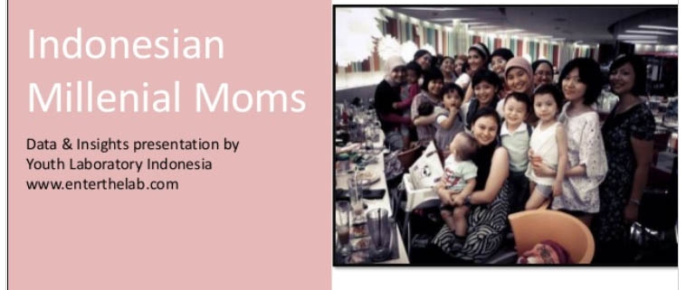 Indonesian millenal moms: The Indonesian young mother market trends
