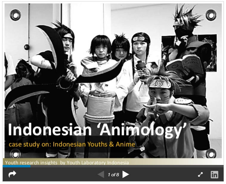 Indonesian animology: Trends on youth anime community