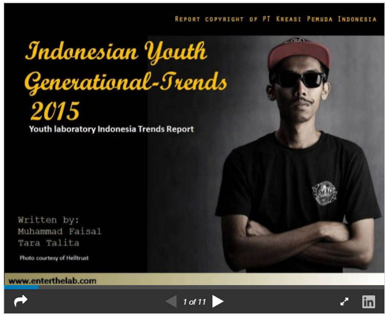 Indonesian youth generational trends 2015 TEASER