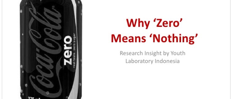 Why zero means nothing:coca-cola brand among Indonesian youths