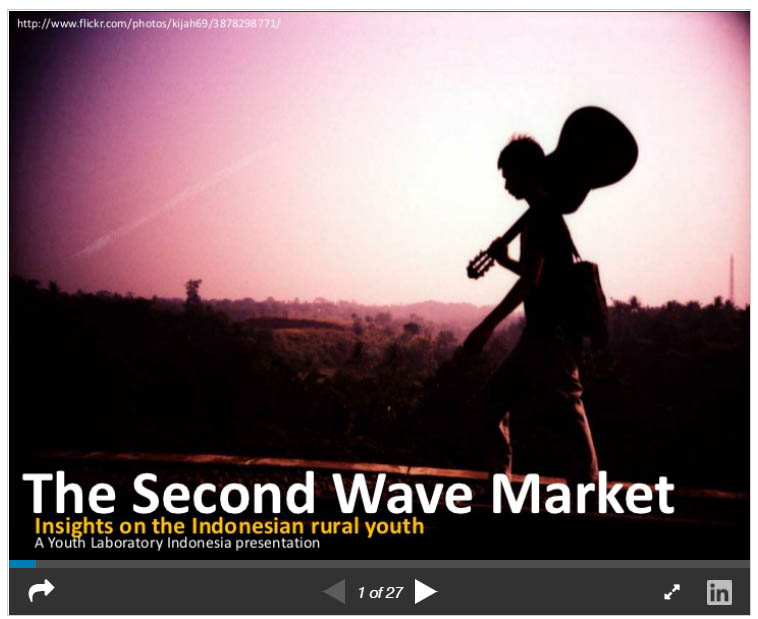 The second wave market: Insights on Indonesian rural youth marketing trends