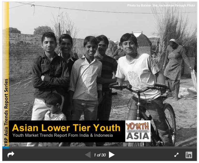Asian lower tier youth: Youth market trends from India & Indonesia