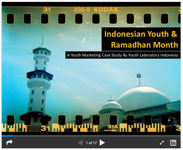 Indonesian youth culture in ramadhan month