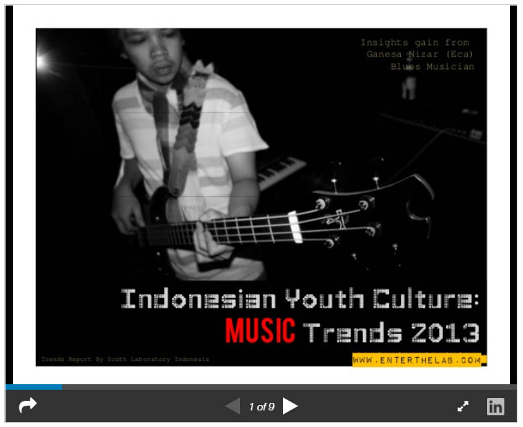 Indonesian Youth Culture: Music Trends 2013