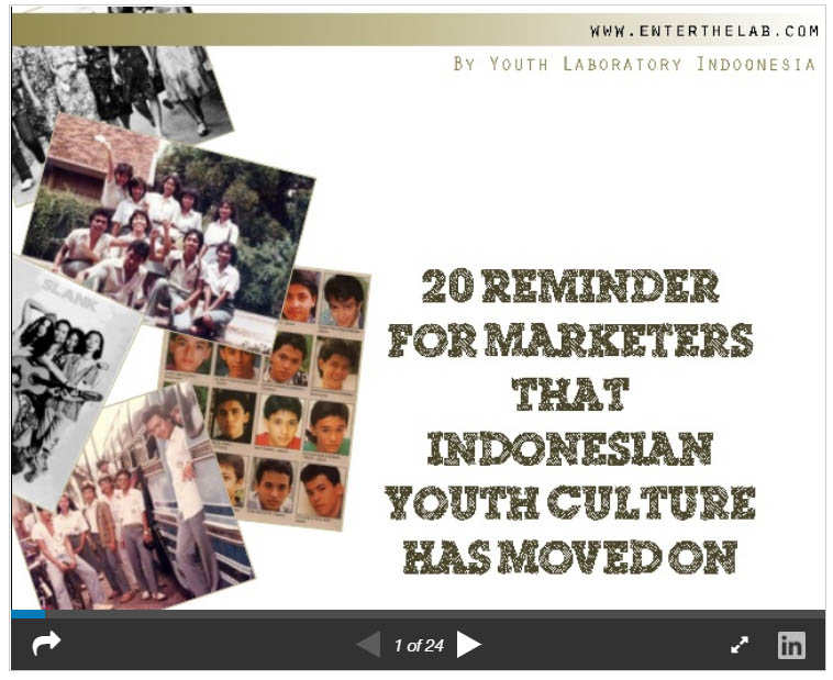 20 reminder for marketers that indonesian youth culture has moved on