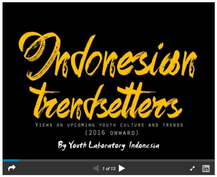 Indonesian Trendsetters 2016